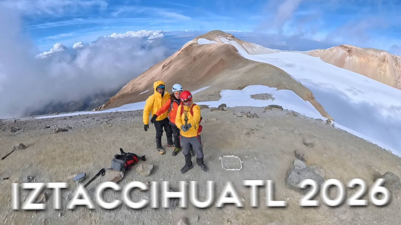 5ta cumbre en el Iztaccihuatl (La más dificil ) -10 grados.