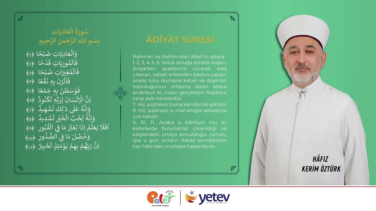 ÂDİYÂT SÛRESİ
