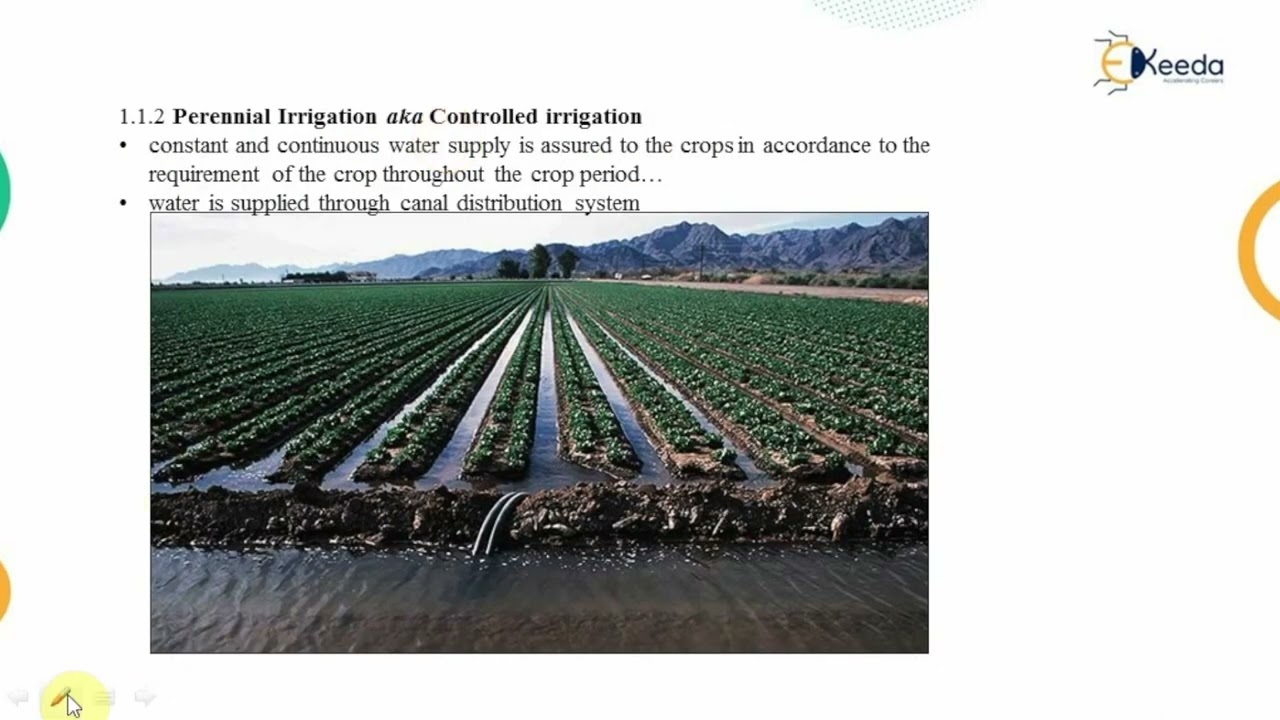 Types of Irrigation Surface and Subsurface Irrigation - Water Resource Engineering 1