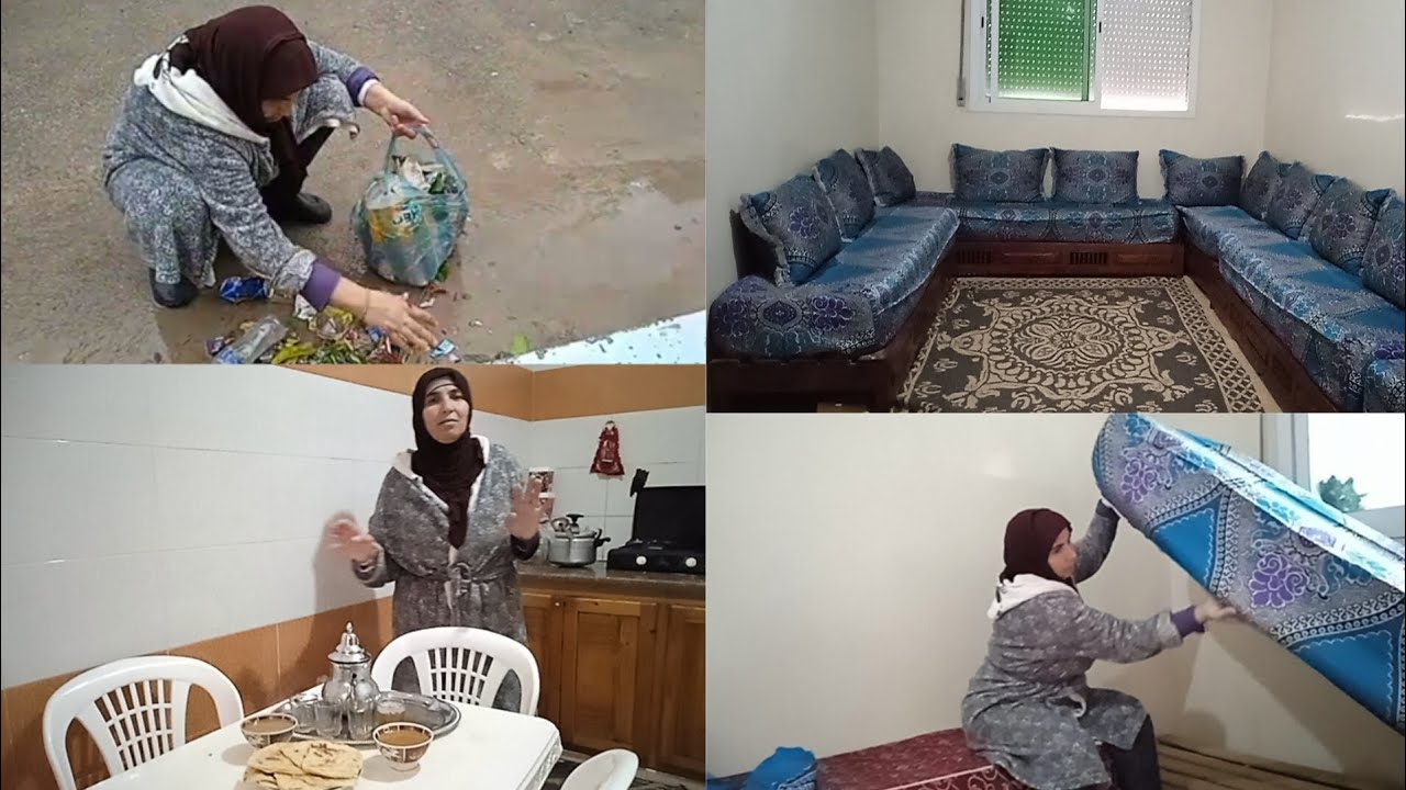 شاركت معكم يومياتي محفزه فيديو متنوع ومحفز ديال الميناج في الدار الحيانيه علاش قاده 💪🇲🇦😂