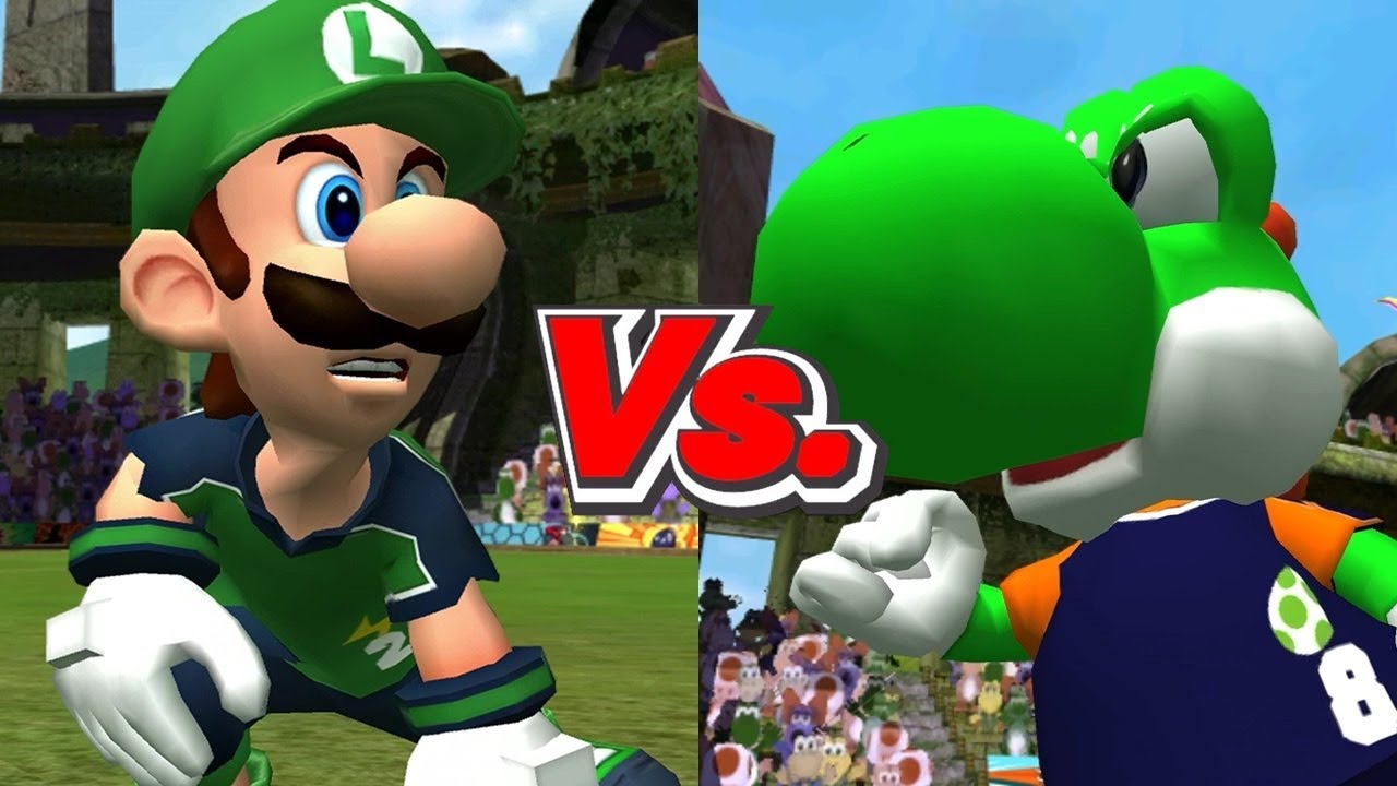 Super Mario Strikers - Luigi/Koopa Troopa Vs. Yoshi/Koopa Troopa