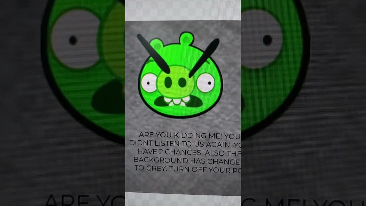Bad Piggies anti Piracy screen