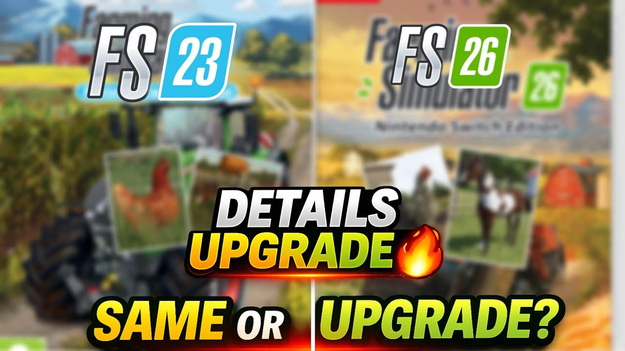 FS23 vs FS26 Screenshot Compare 🤔 Real Upgrade ya Same?