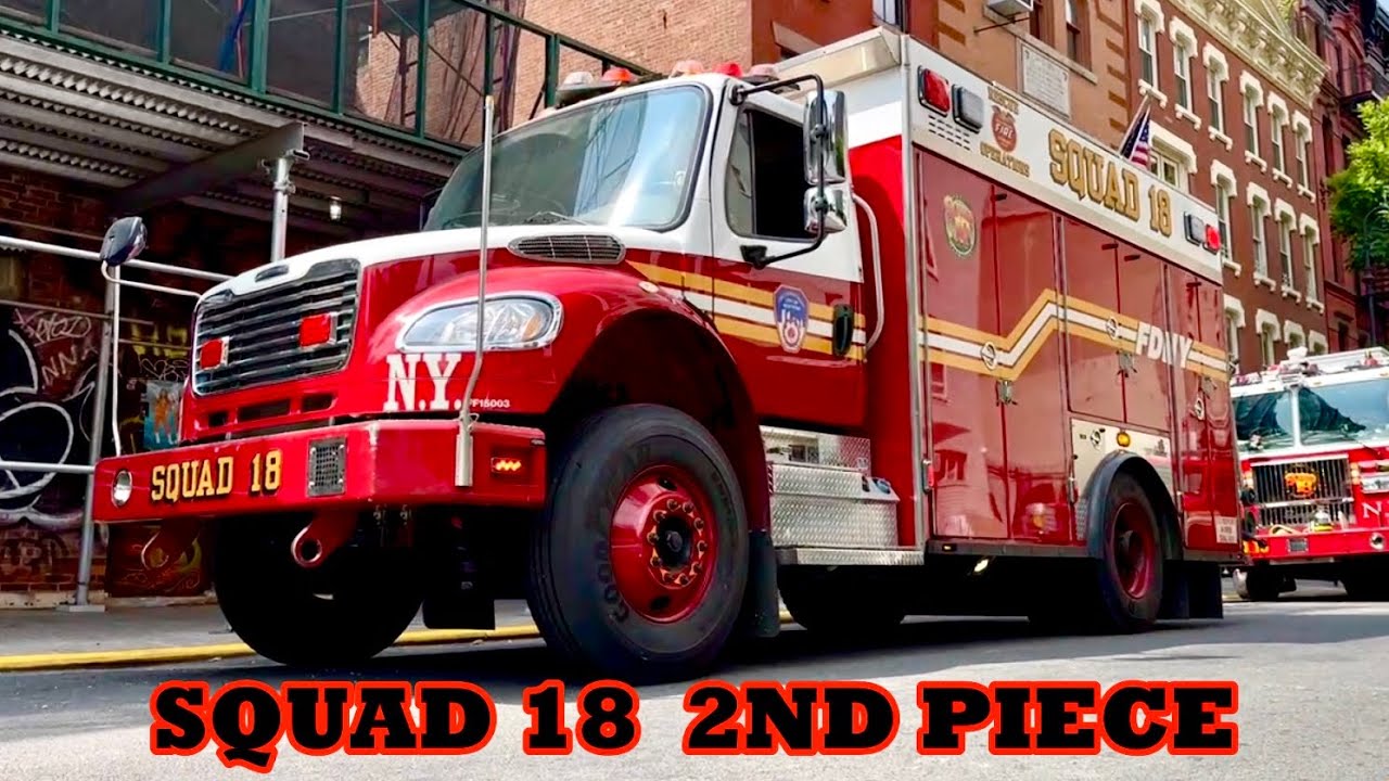 🌟FLEET FRIDAY 🌟 FDNY SQUAD 18  2ND PIECE - RESCUE & HAZMAT SUPPORT UNIT