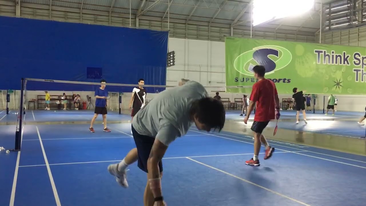 อาทคับ + ชาย // เก้า + นิว #badminton #กุ๊งกิ๊งชวนตีแบด #bad 