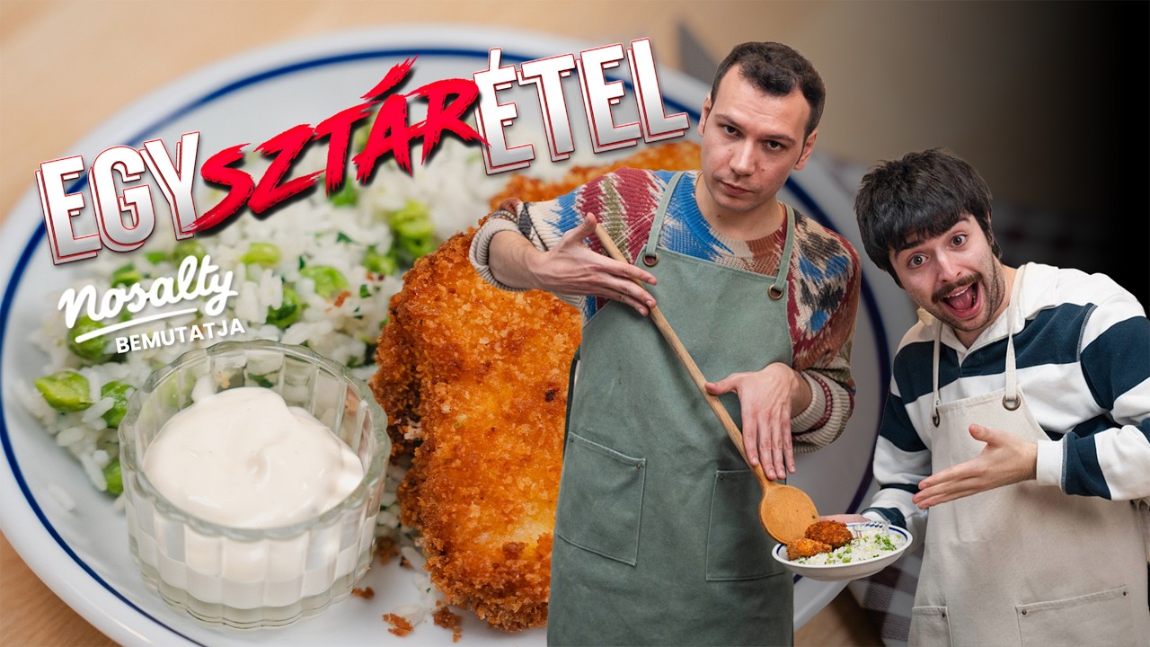 EgySztárÉtel: Carson Coma ft. rántott sajt rizibizivel, tartármártással | Nosalty