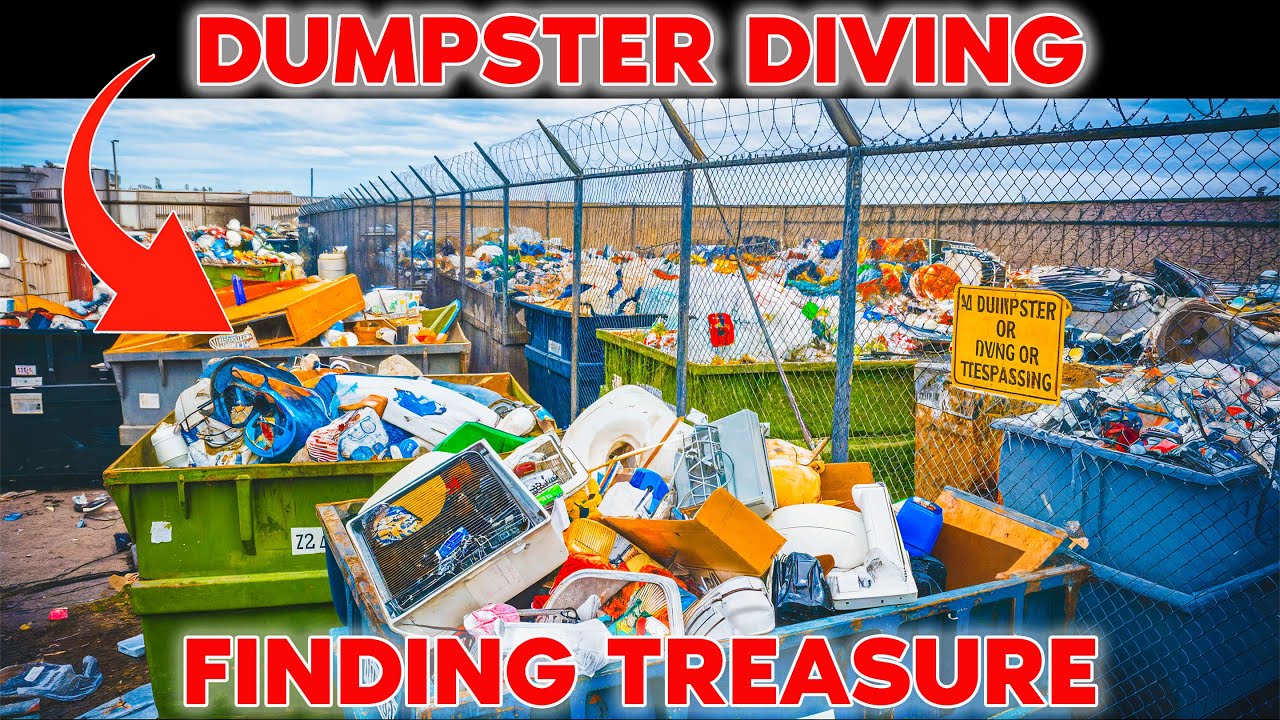 Dumpster Diving in the UK is FULL of Hidden Gems