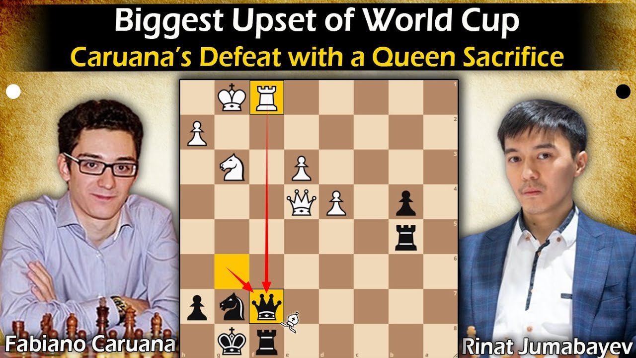 Biggest upset of FIDE world cup | Caruana vs Jumabayev 2021