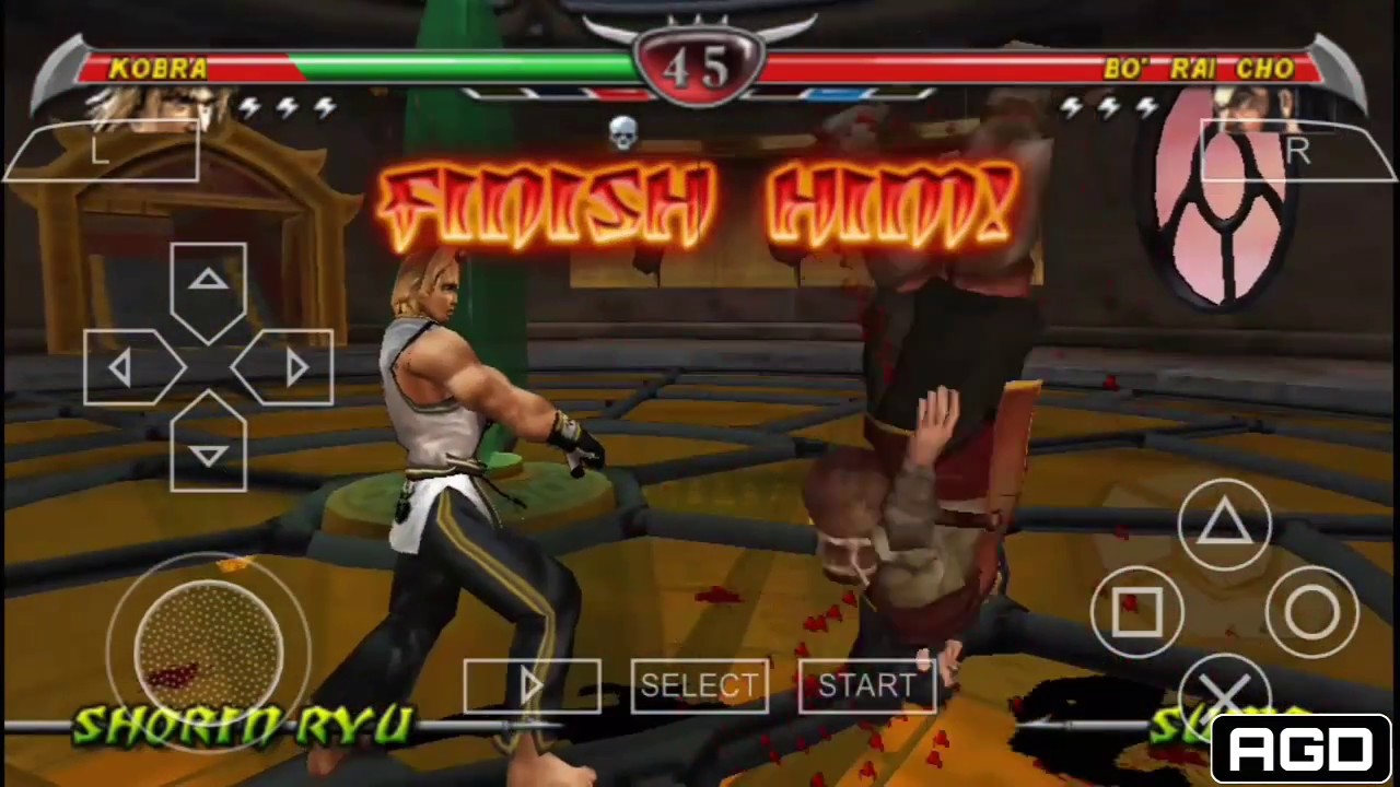 Mortal Kombat Unchained All Fatalities PPSSPP
