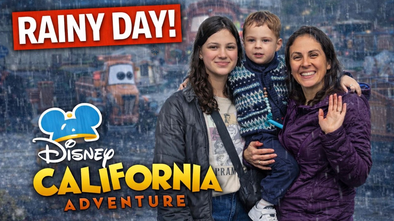 A Rainy Day at Disney California Adventure