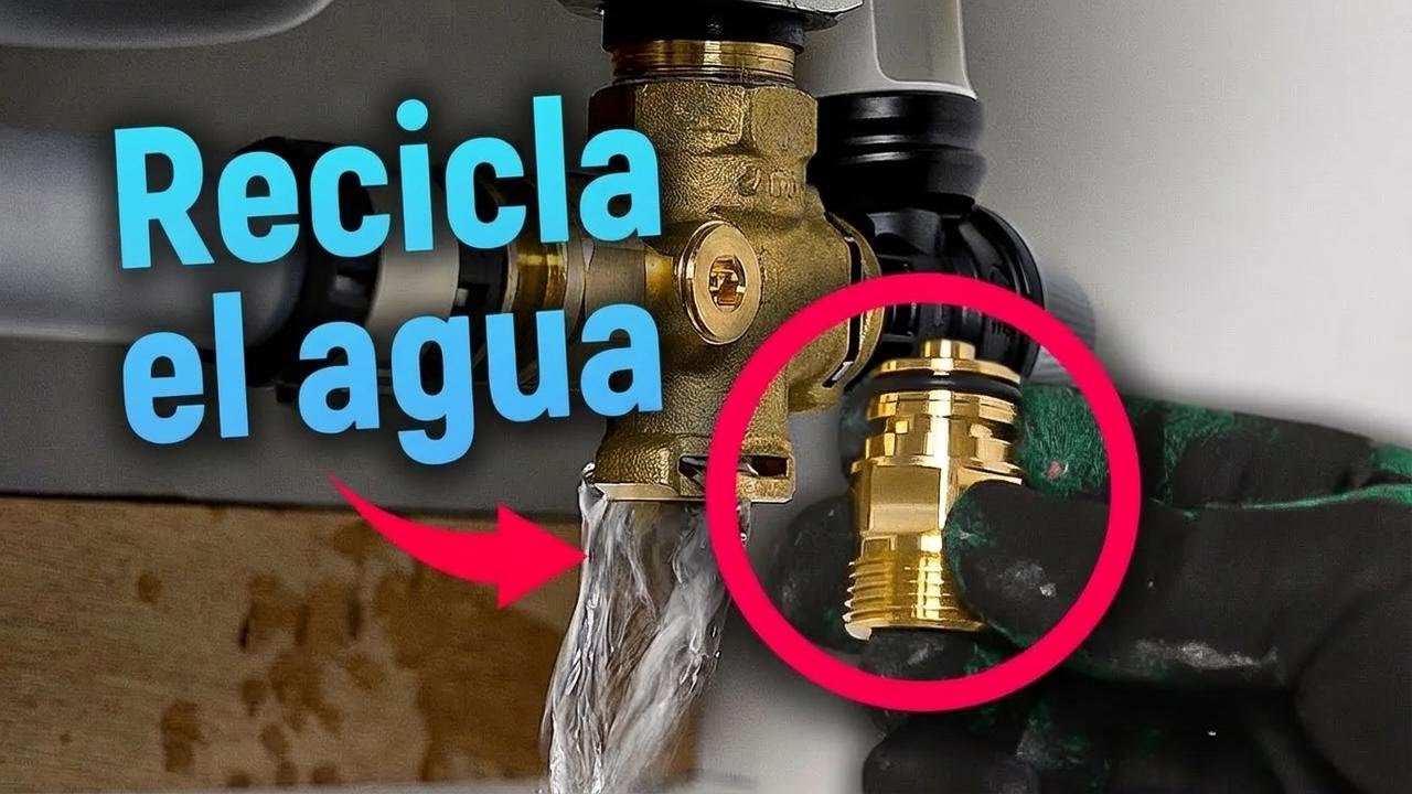 ¿Sabías que desperdicias 3000 litros de agua al año sin darte cuenta? ¡Aprende a reciclarla!