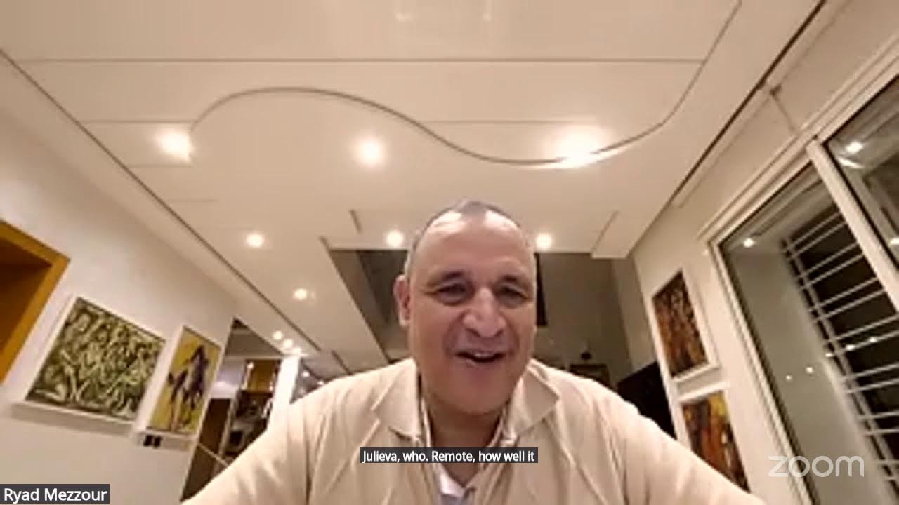Visioconférence avec les Marocains du Monde