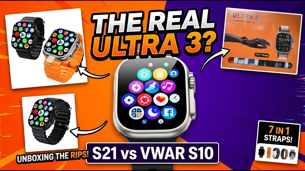 ultra 3 watch UNBOXING🤑😖🙁🤯