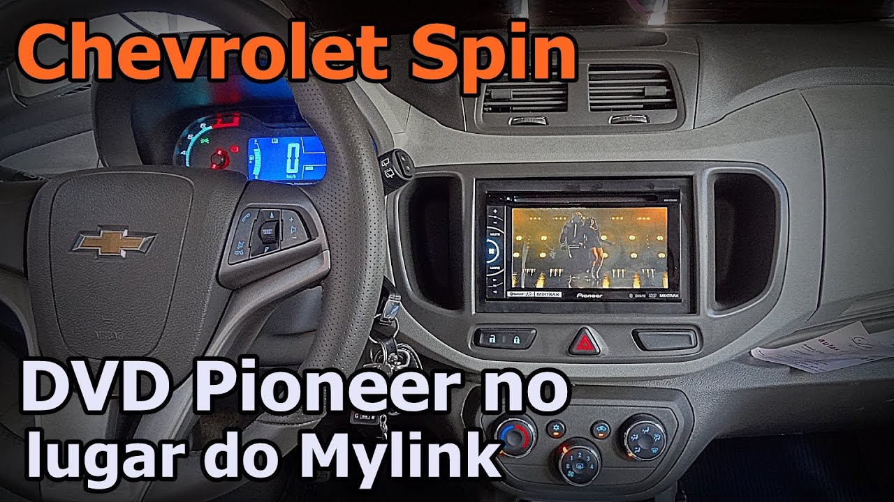 DVD Pioneer no lugar do Mylink da Chevrolet - SUBSTITUIÇÃO
