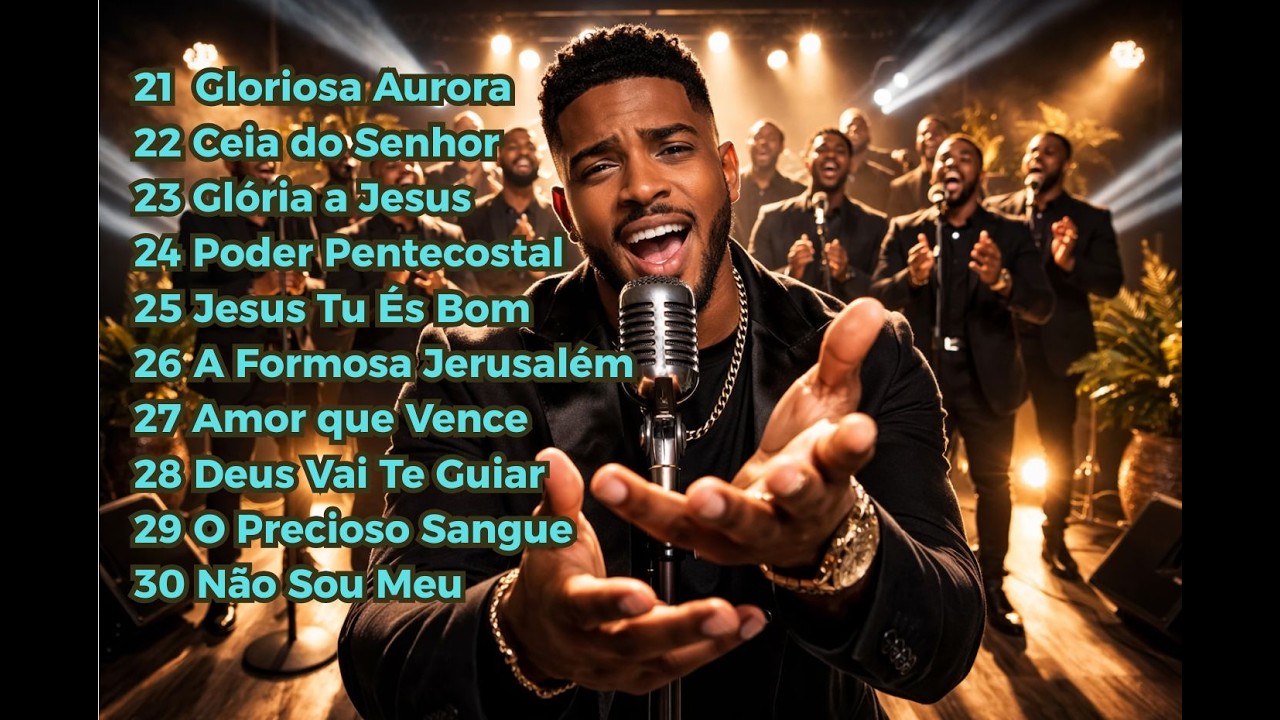 Harpa Remix | Hinos 21 a 30 da Harpa Cristã (Soul Gospel) – Glória a Jesus, Poder Pentecostal e Mais