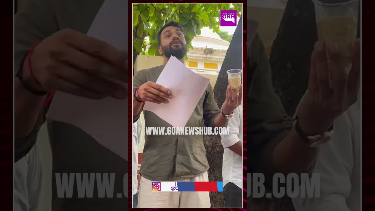 Anjuna Locals Offer Mangane to Power Minister After Electricity Bill Protest
