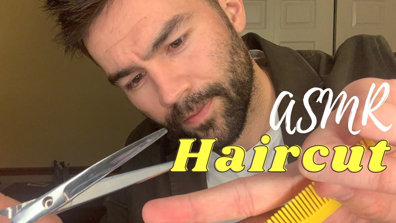 ASMR | Haircut From Barber In Training✂️💈