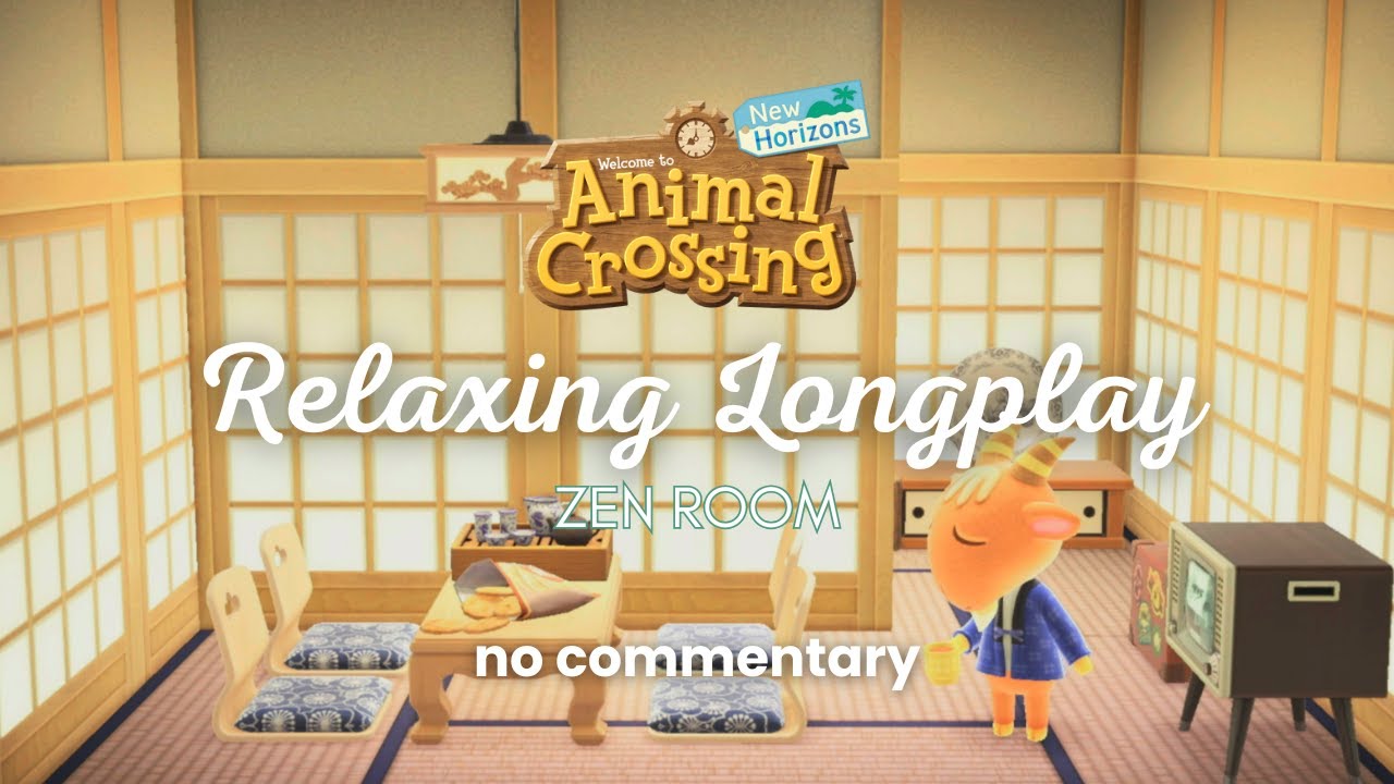 ACNH Relaxing Longplay 🎍 Hotel Zen Room | No Commentary | Animal Crossing New Horizons Decorating