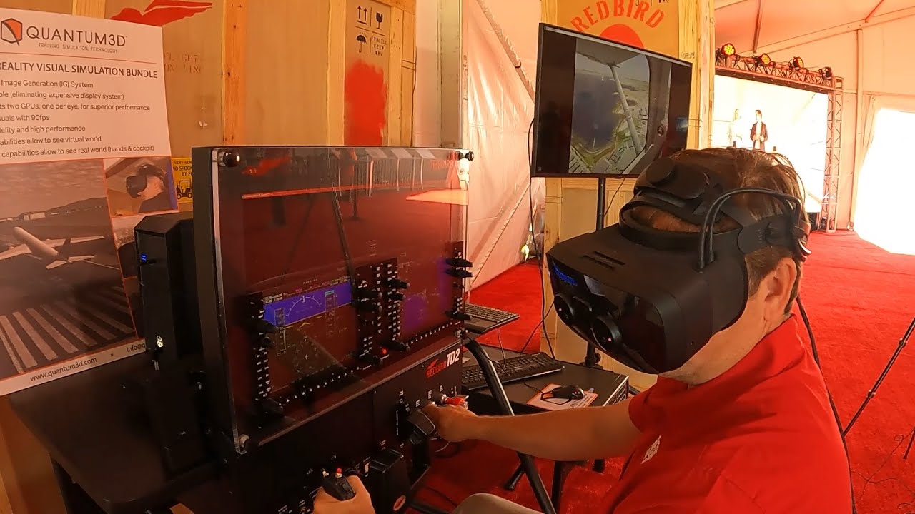 AirVenture 2022: Redbird Mixed Reality Flight Simulator
