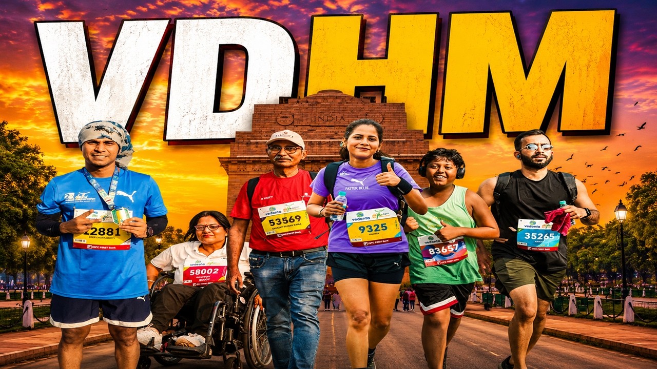My First Half Marathon | Procam Slam | Vedanta Delhi Half Marathon 2025 🏃‍♂️