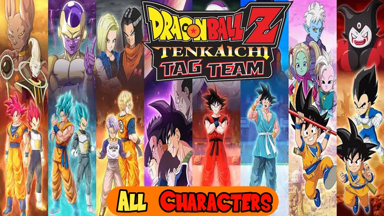 Todos los personajes de la ISO Dragon Ball Z: KAKAROT DBZ TTT MOD PPSSPP ISO For Android
