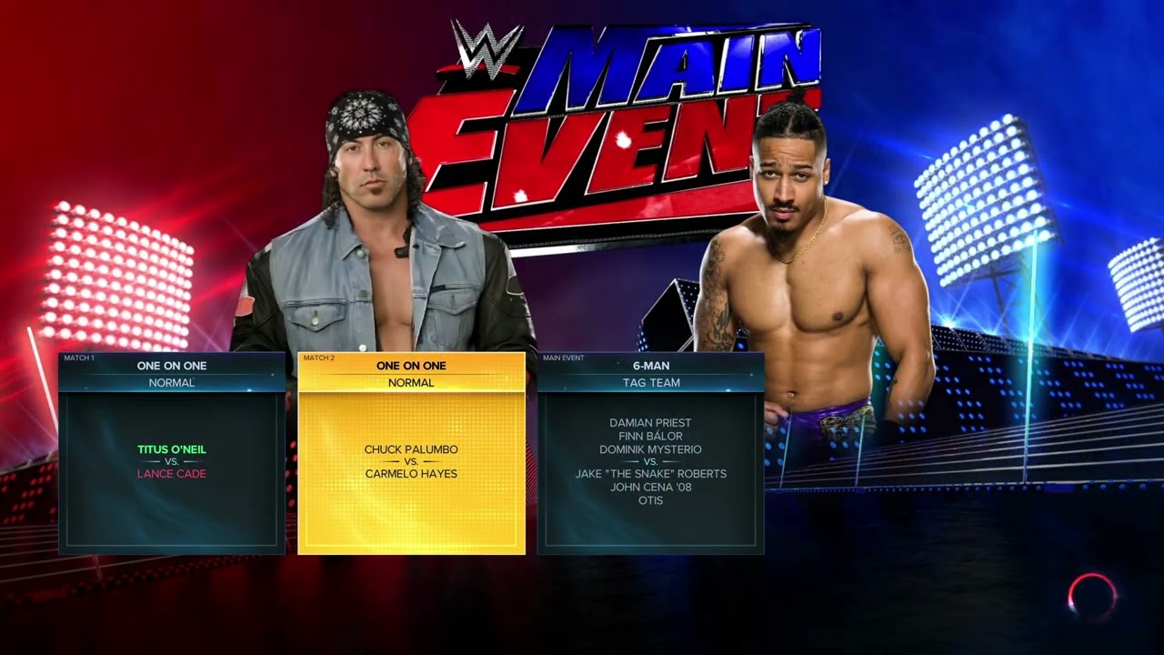 WWE 2k23 Universe Mode Week 3 Main Event
