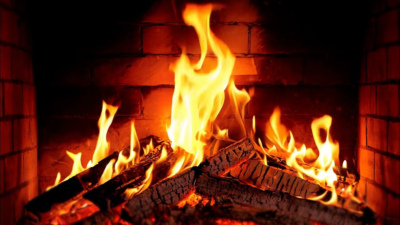 🔥 Cozy Fireplace Ambience HD  7 Hours of Crackling Fire Sounds for Sleep & Relaxation