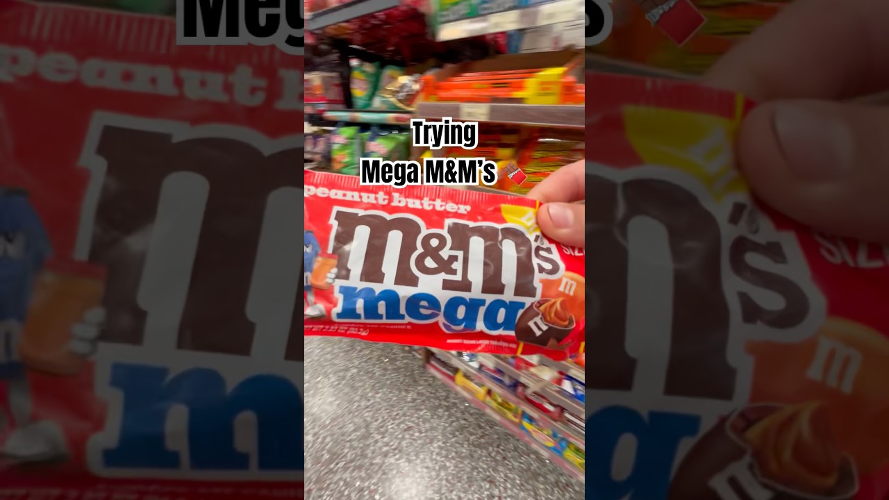 Trying Mega M&M&rsquo;s🍫