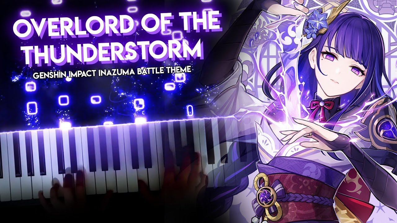 Overlord of the Thunderstorm - Genshin Impact: Inazuma Battle Theme | Piano