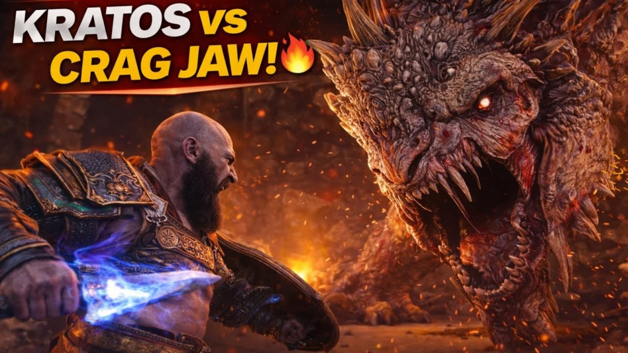 KRATOS vs CRAG JAW 😱⚔️ | The Monster That Nearly Killed a God