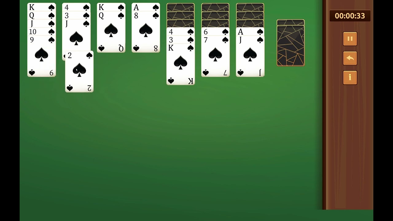 15in1 Solitaire 2024 - Spiderette Gameplay