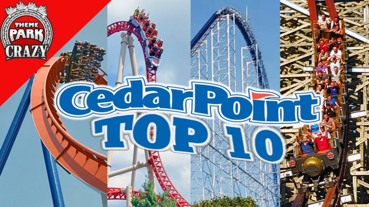 Top 10 Best CEDAR POINT Roller Coasters (HQ)