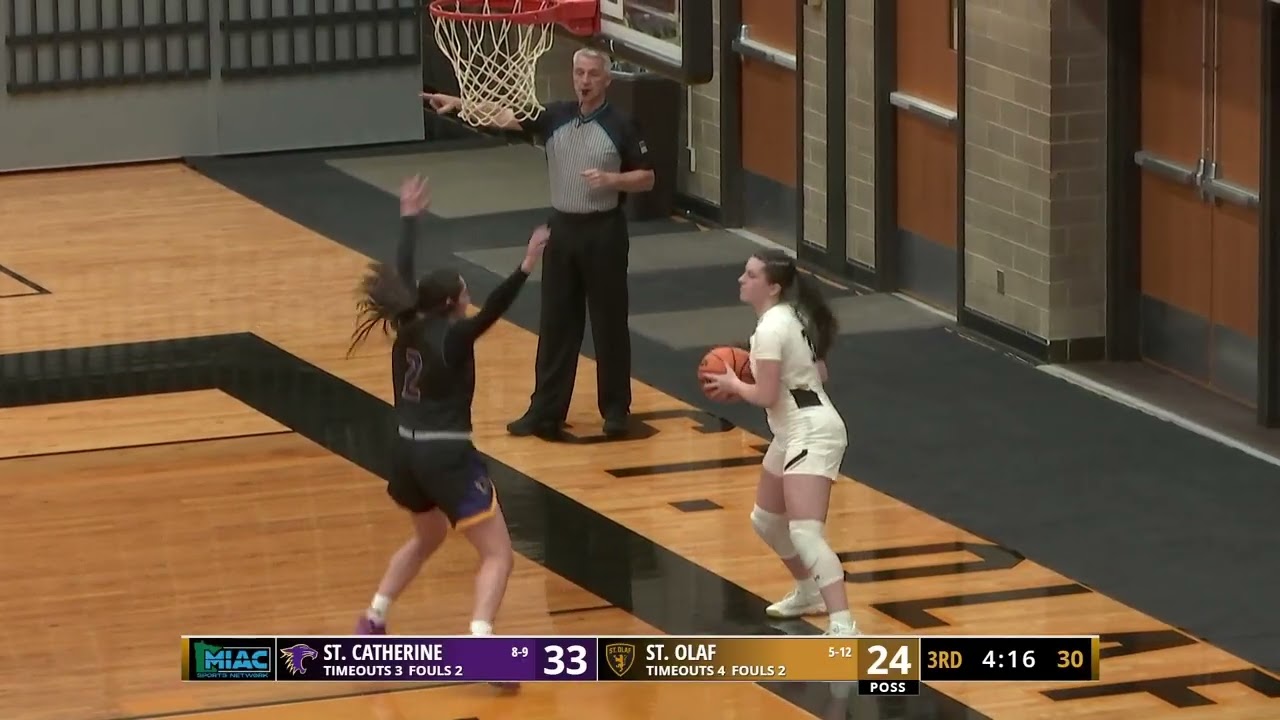 Women's Basketball St.Olaf Vs. St.Catherine