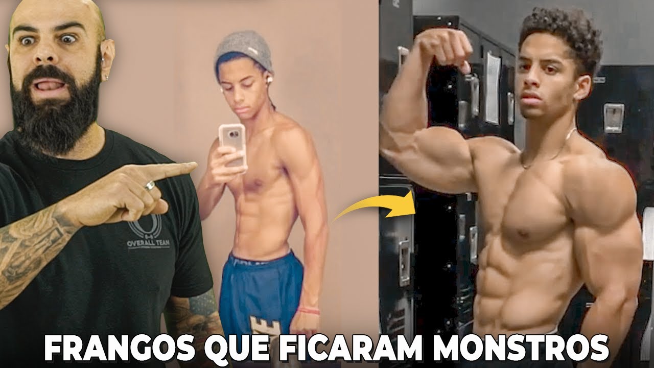 REAGINDO AS TOP 5 TRANSFORMAÇÕES MAIS INCRÍVEIS DE ECTOMORFOS