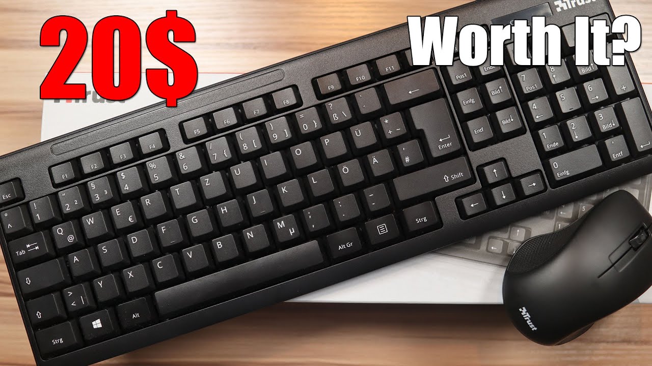 Trust Ziva Wireless Combo Keyboard and Mouse Review | 20$ Worth it?