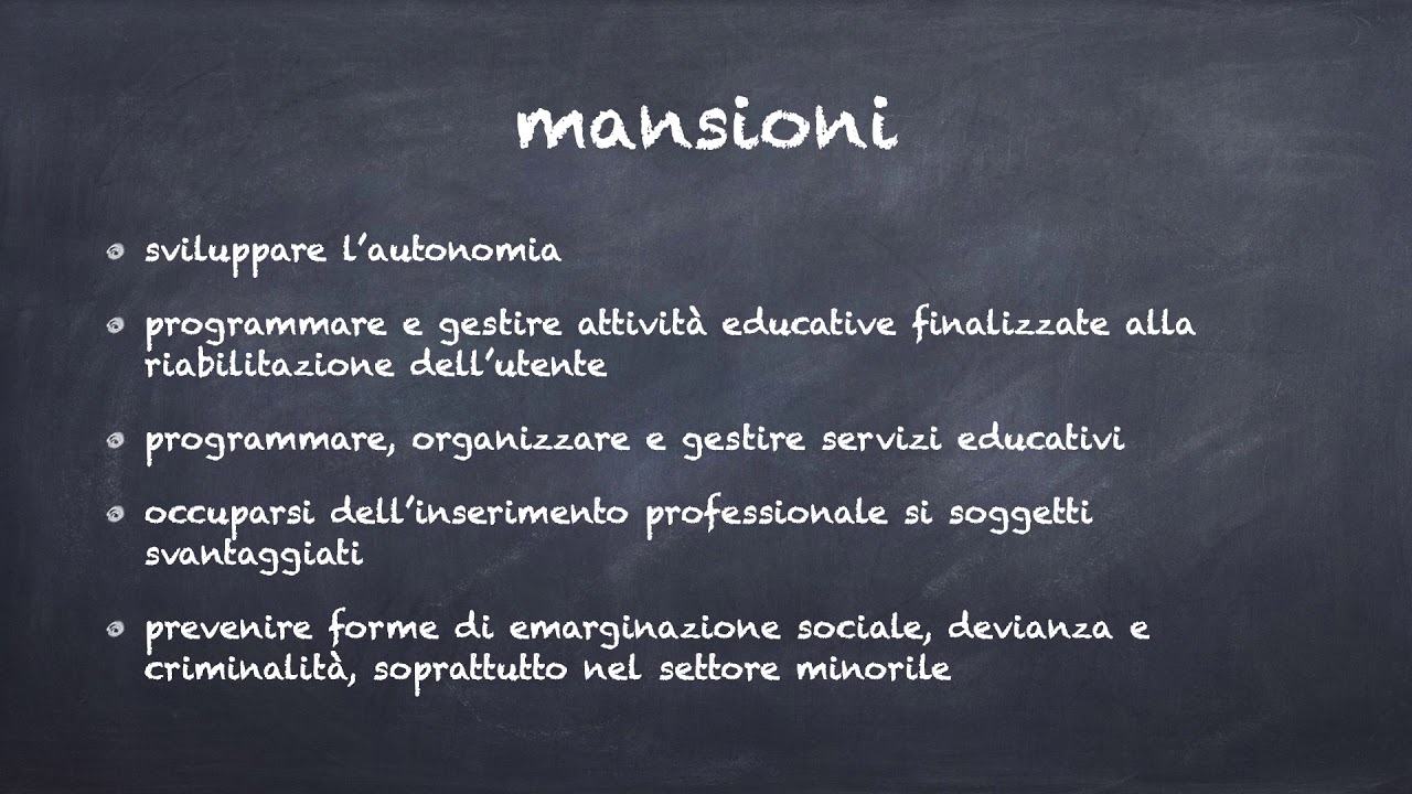 educatore e animatore