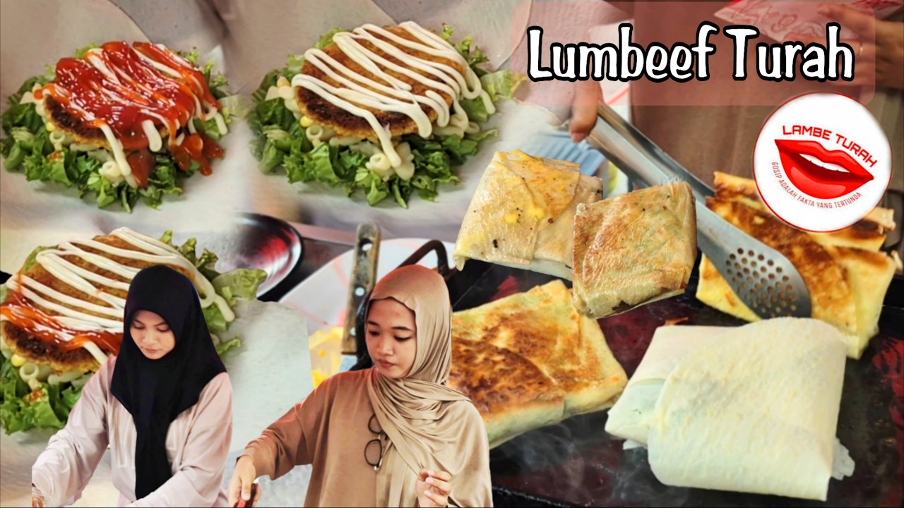 DUA CEWEK CANTIK JUALANNYA RAMAI #viral #trending #food