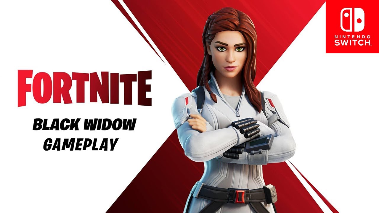 Fortnite Black Widow (Snow Suit) Gameplay | Nintendo Switch