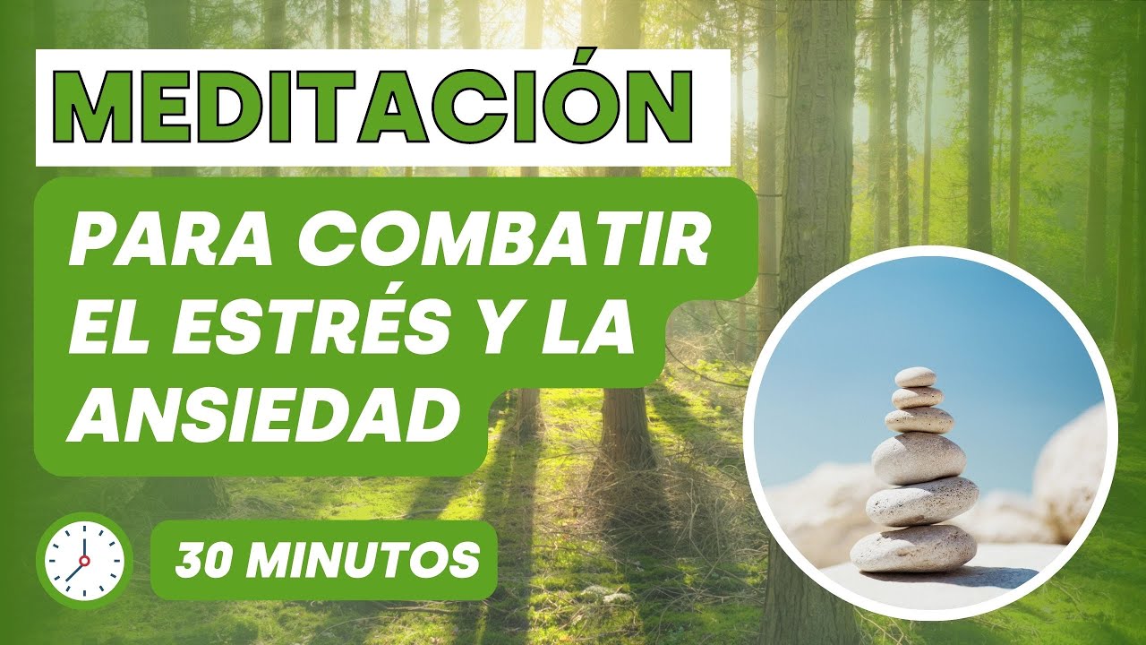 🧘🍃Meditación guiada para CALMAR la ansiedad [🕕30 minutos]