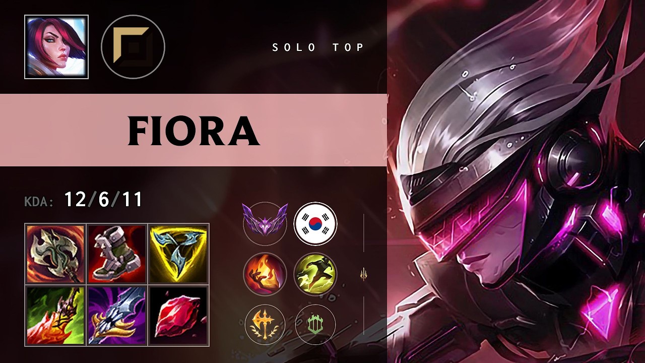 Fiora Top vs Shyvana - KR Master Patch 26.16