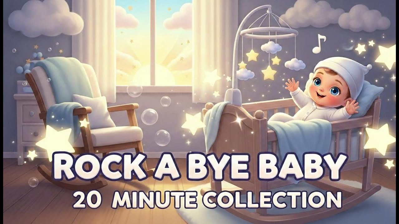 Rock a Bye Baby | 20-Minute Collection | Super Kids Songs