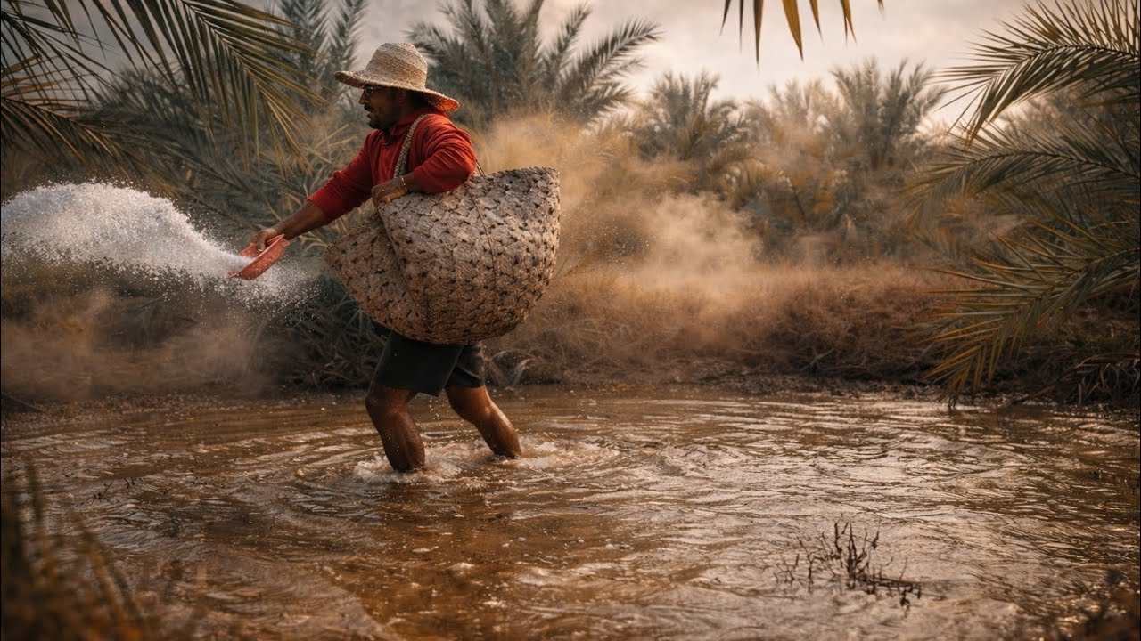 You’ve Never Seen Palm Fertilizing Like This