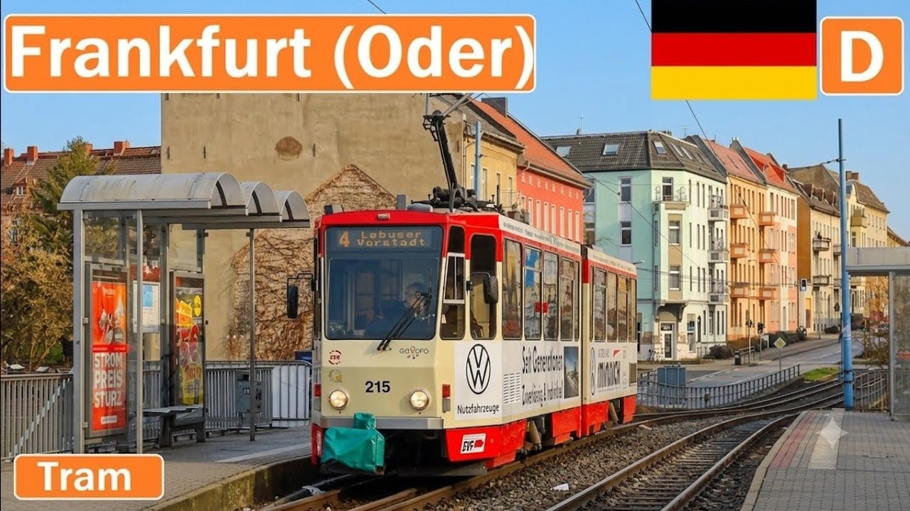 🇩🇪 FRANKFURT ODER TRAMS 2023 | Straßenbahn Frankfurt Oder【4K】