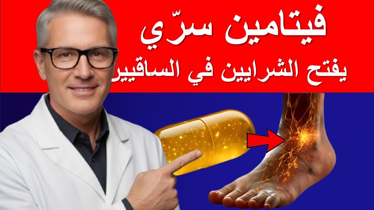 أقوى فيتامين لكبار السن: يُفتح الشرايين في الساقين، يُذيب الجلطات ويُنشط الدورة الدموية