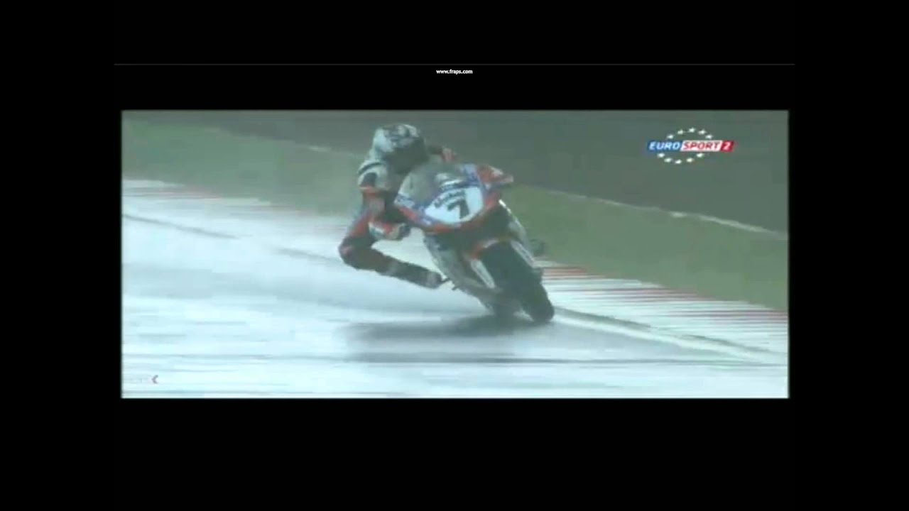 Carlos Checa Crash - 2012 Superbike Superpole in Silverstone