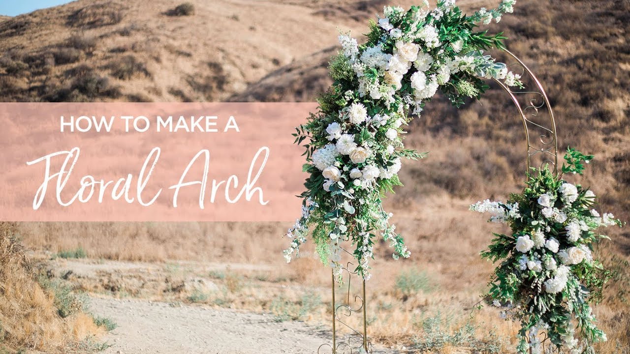 DIY Floral Wedding Arch