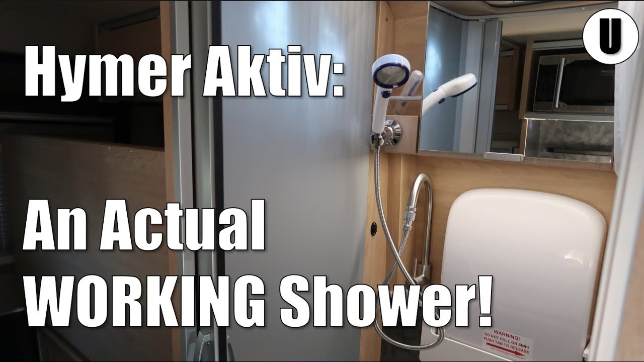 Hymer Aktiv - FUNCTIONAL SHOWER! (DIY Upgrade)