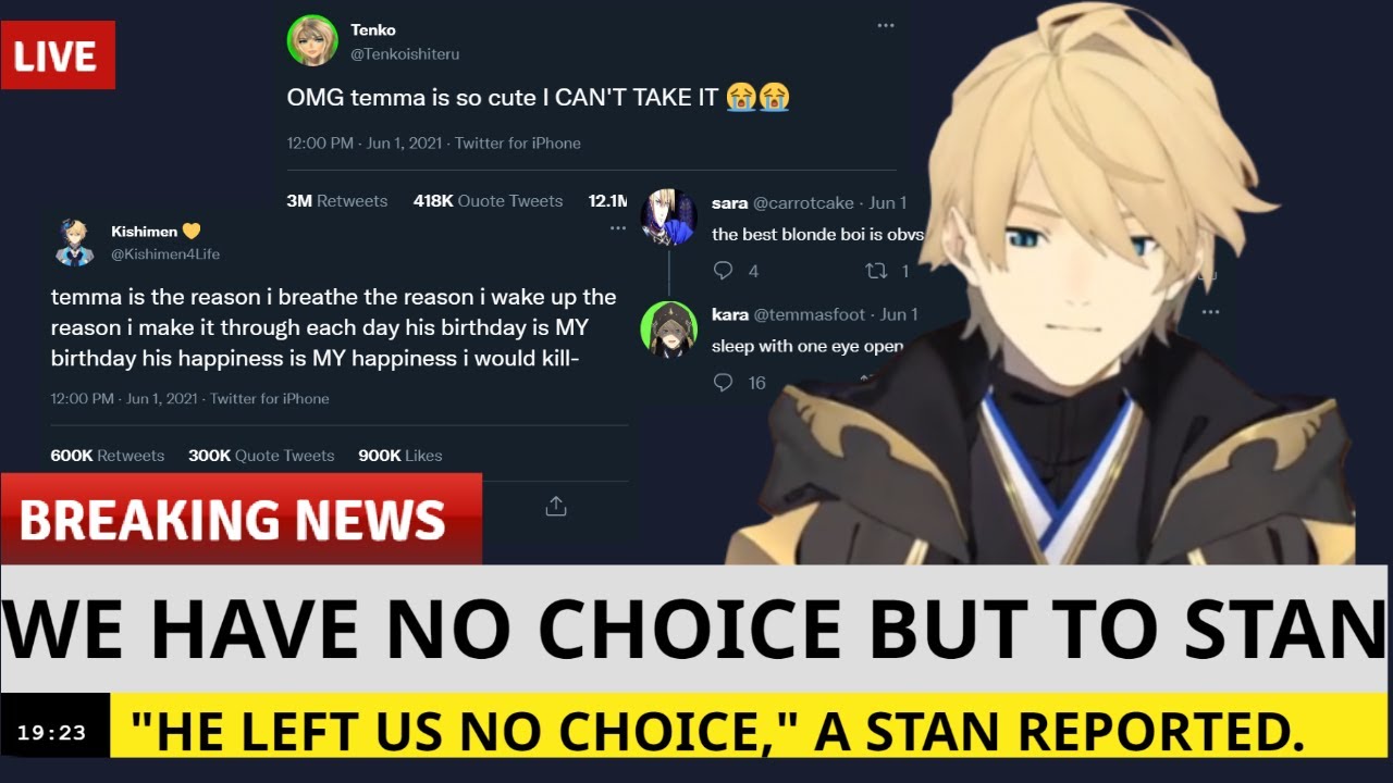 Temma learns how to stan in English