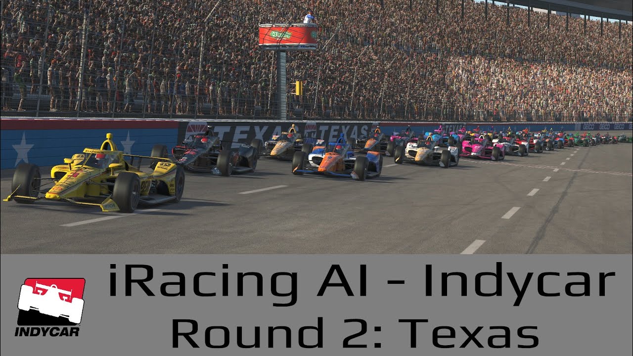 iRacing AI - Indycar: Texas