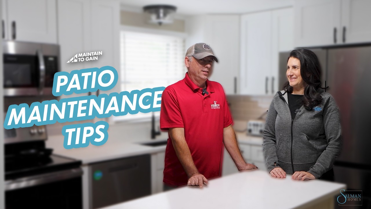 How to properly clean your patio | Maintain to Gain